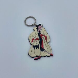Disney Cruella de Vil Keychain Purse Bag Charm Villain 101 Dalmatians Kidscore